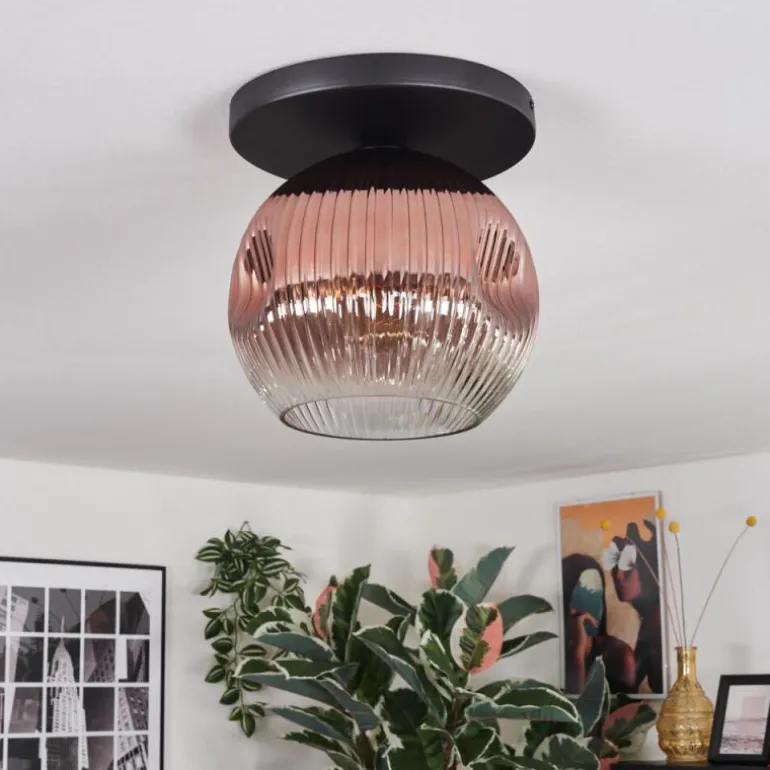 Ripoll Plafonnier, Boule lumineuse Clair, Cuivré, 1 lumière