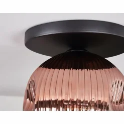 Ripoll Plafonnier, Boule lumineuse Clair, Cuivré, 1 lumière