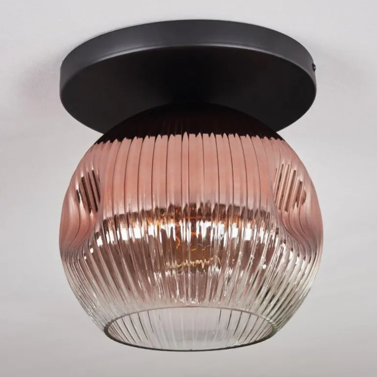 Ripoll Plafonnier, Boule lumineuse Clair, Cuivré, 1 lumière