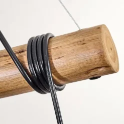 Ripoll Suspension, Boule lumineuse, Suspension Écru, Noir, 5 lumières