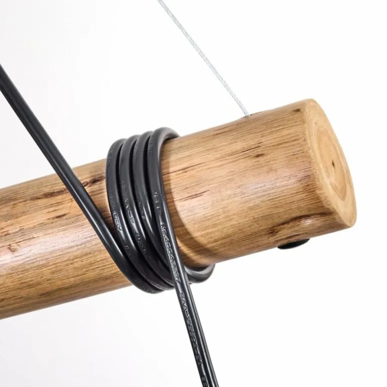 Ripoll Suspension, Boule lumineuse, Suspension Écru, Noir, 5 lumières