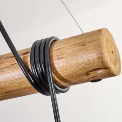 Ripoll Suspension, Boule lumineuse, Suspension Écru, Noir, 5 lumières