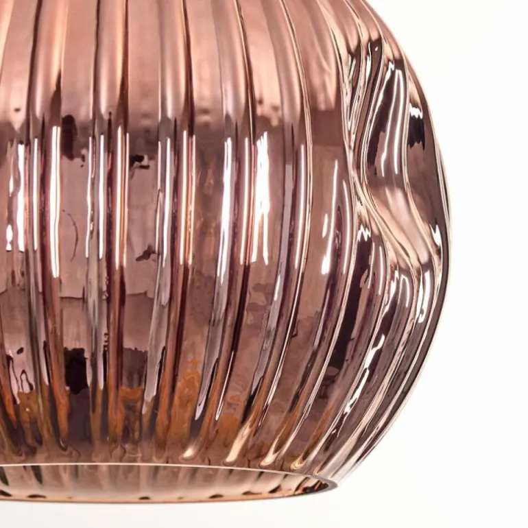 Ripoll Suspension, Boule lumineuse, Suspension Écru, Noir, 5 lumières