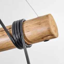 Ripoll Suspension, Boule lumineuse, Suspension Écru, Noir, 5 lumières