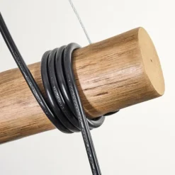 Ripoll Suspension, Boule lumineuse, Suspension Écru, Noir, 3 lumières