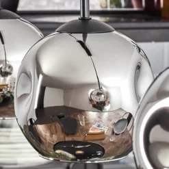 Ripoll Suspension Chrome, Fumé, 3 lumières