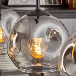 Ripoll Suspension Clair, Fumé, 3 lumières