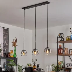 Ripoll Suspension Clair, Fumé, 3 lumières