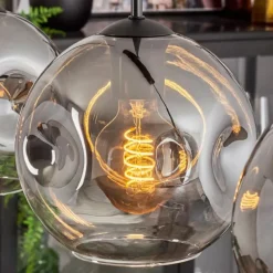 Ripoll Suspension Clair, Fumé, 3 lumières