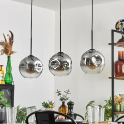 Ripoll Suspension Clair, Fumé, 3 lumières