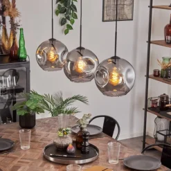 Ripoll Suspension Fumé, 3 lumières