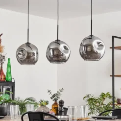 Ripoll Suspension Fumé, 3 lumières