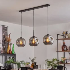 Ripoll Suspension Fumé, 3 lumières