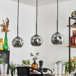 Ripoll Suspension Fumé, 3 lumières