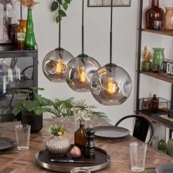 Ripoll Suspension Fumé, 3 lumières