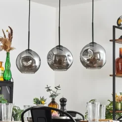 Ripoll Suspension Fumé, 3 lumières