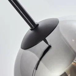 Ripoll Suspension Noir, 4 lumières