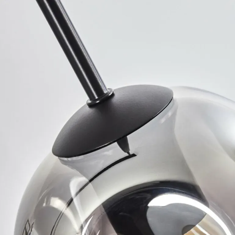 Ripoll Suspension Noir, 4 lumières