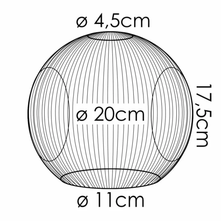 Ripoll Verre de rechange Ambre