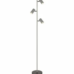Robby Lampadaire Luminaires Globo Lighting Chrome, Noir, 3 lumières
