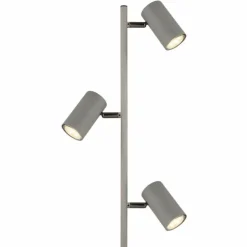 Robby Lampadaire Luminaires Globo Lighting Chrome, Noir, 3 lumières