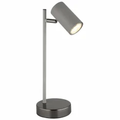 Robby Lampe à poser Luminaires Globo Lighting Chrome, Noir, 1 lumière