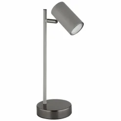 Robby Lampe à poser Luminaires Globo Lighting Chrome, Noir, 1 lumière