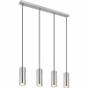 Robby Suspension Luminaires Globo Lighting Nickel mat, 4 lumières