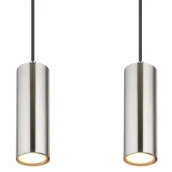 Robby Suspension Luminaires Globo Lighting Nickel mat, 4 lumières