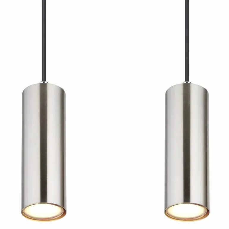 Robby Suspension Luminaires Globo Lighting Nickel mat, 4 lumières