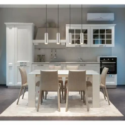 Robby Suspension Luminaires Globo Lighting Nickel mat, 4 lumières