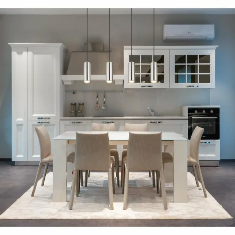 Robby Suspension Luminaires Globo Lighting Nickel mat, 4 lumières