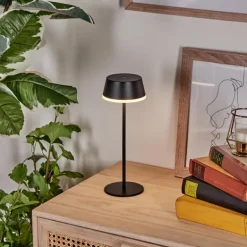 Romdrup Lampe de table d'extérieur, Lampe à poser LED Noir, 1 lumière