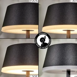 Romdrup Lampe de table d'extérieur, Lampe à poser LED Noir, 1 lumière