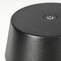 Romdrup Lampe de table d'extérieur, Lampe à poser LED Noir, 1 lumière