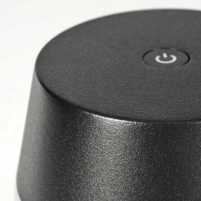 Romdrup Lampe de table d'extérieur, Lampe à poser LED Noir, 1 lumière