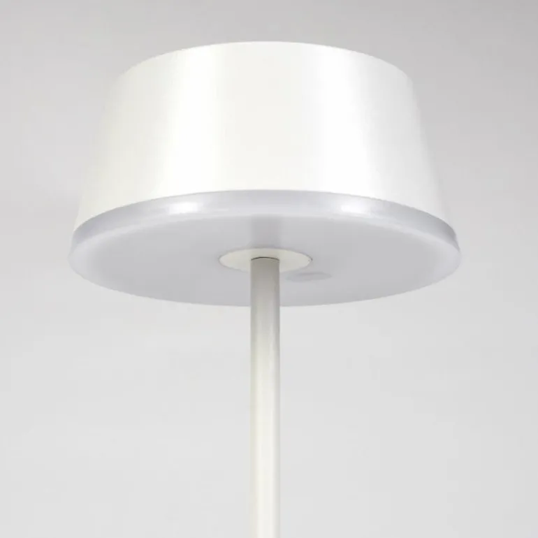 Romdrup Lampe de table d'extérieur, Lampe à poser LED Blanc, 1 lumière