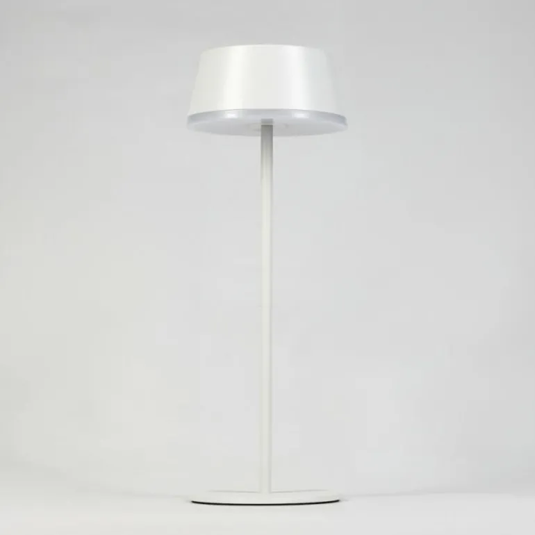Romdrup Lampe de table d'extérieur, Lampe à poser LED Blanc, 1 lumière