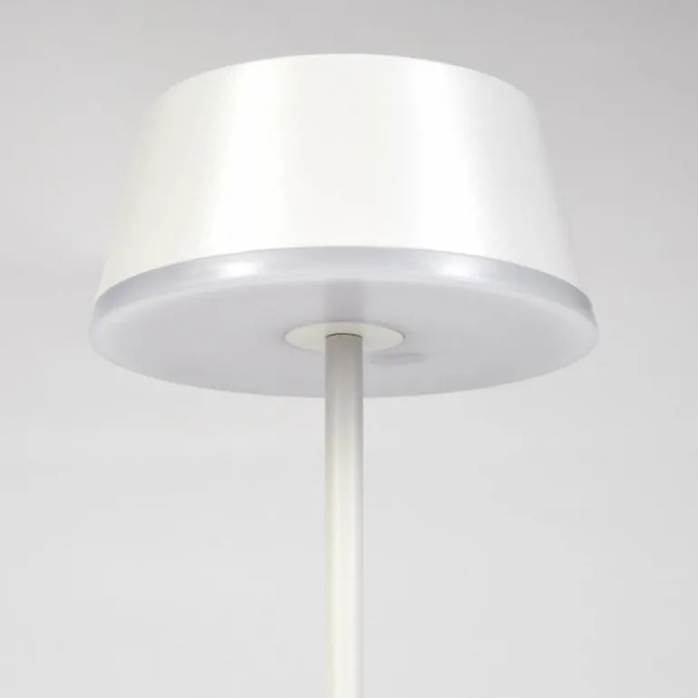 Romdrup Lampe de table d'extérieur, Lampe à poser LED Blanc, 1 lumière