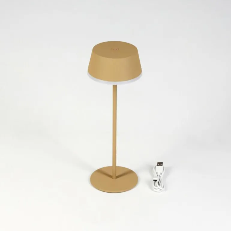 Romdrup Lampe de table d'extérieur, Lampe à poser LED Sable, 1 lumière