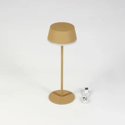 Romdrup Lampe de table d'extérieur, Lampe à poser LED Sable, 1 lumière