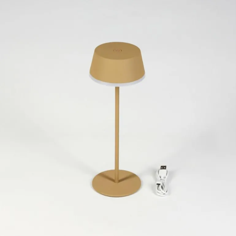 Romdrup Lampe de table d'extérieur, Lampe à poser LED Sable, 1 lumière