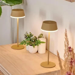 Romdrup Lampe de table d'extérieur, Lampe à poser LED Sable, 1 lumière