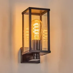 Rourega Lampe murale d´extérieur Noir, 1 lumière