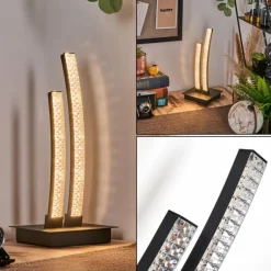 Rowan Lampe à poser LED Noir, 1 lumière