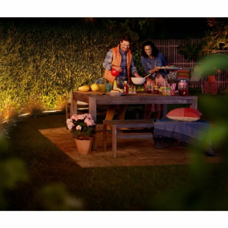 Ruban lumineux extérieur Philips Hue Ambiance White & Color LED Blanc, 1 lumière