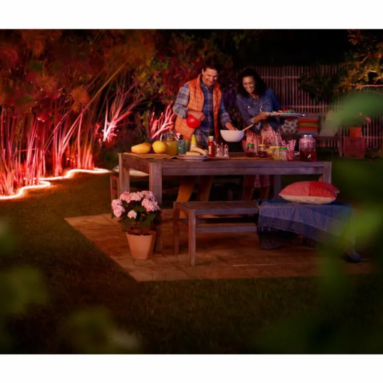 Ruban lumineux extérieur Philips Hue Ambiance White & Color LED Blanc, 1 lumière