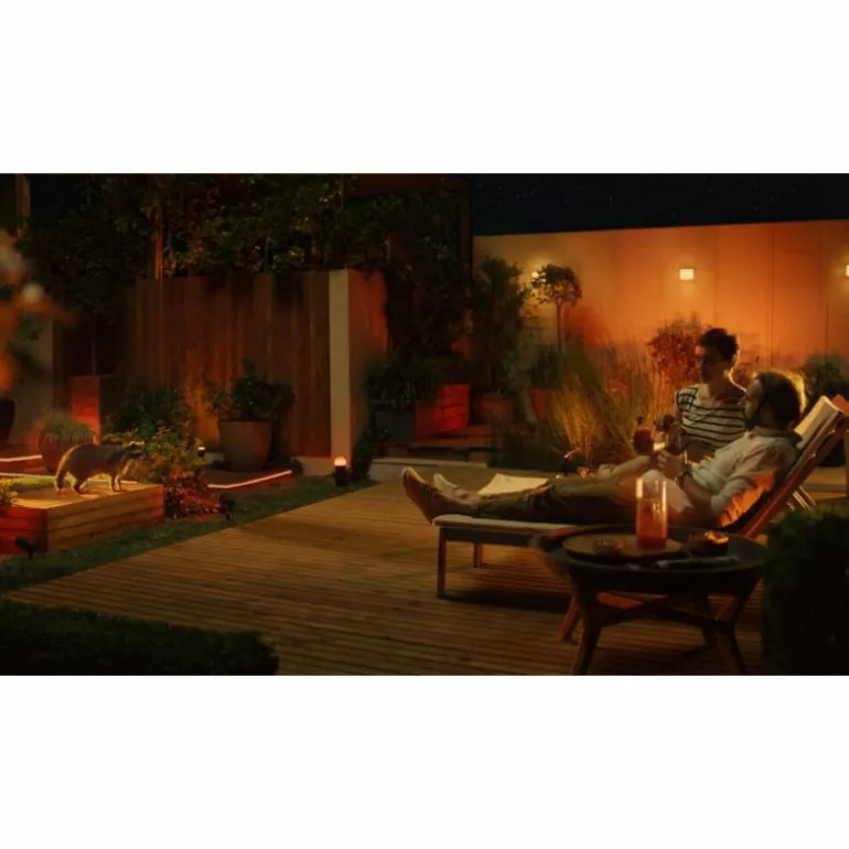 Ruban lumineux extérieur Philips Hue Ambiance White & Color LED Blanc, 1 lumière