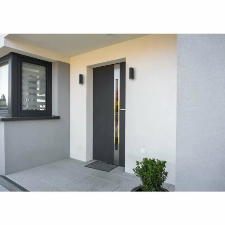 Runding Luminaire Up & Down, Applique murale Luminaires LCD LED Anthracite, 2 lumières