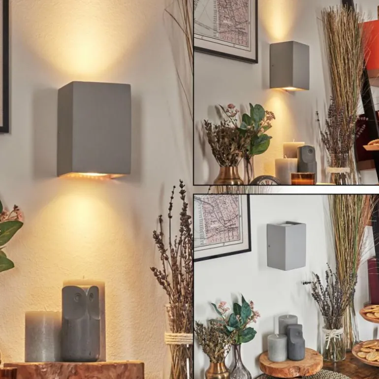 Rurup Luminaire Up & Down, Applique murale Gris, Argenté, 2 lumières